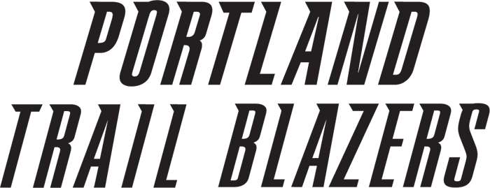 Portland Trail Blazers 2002-2016 Wordmark Logo iron on paper